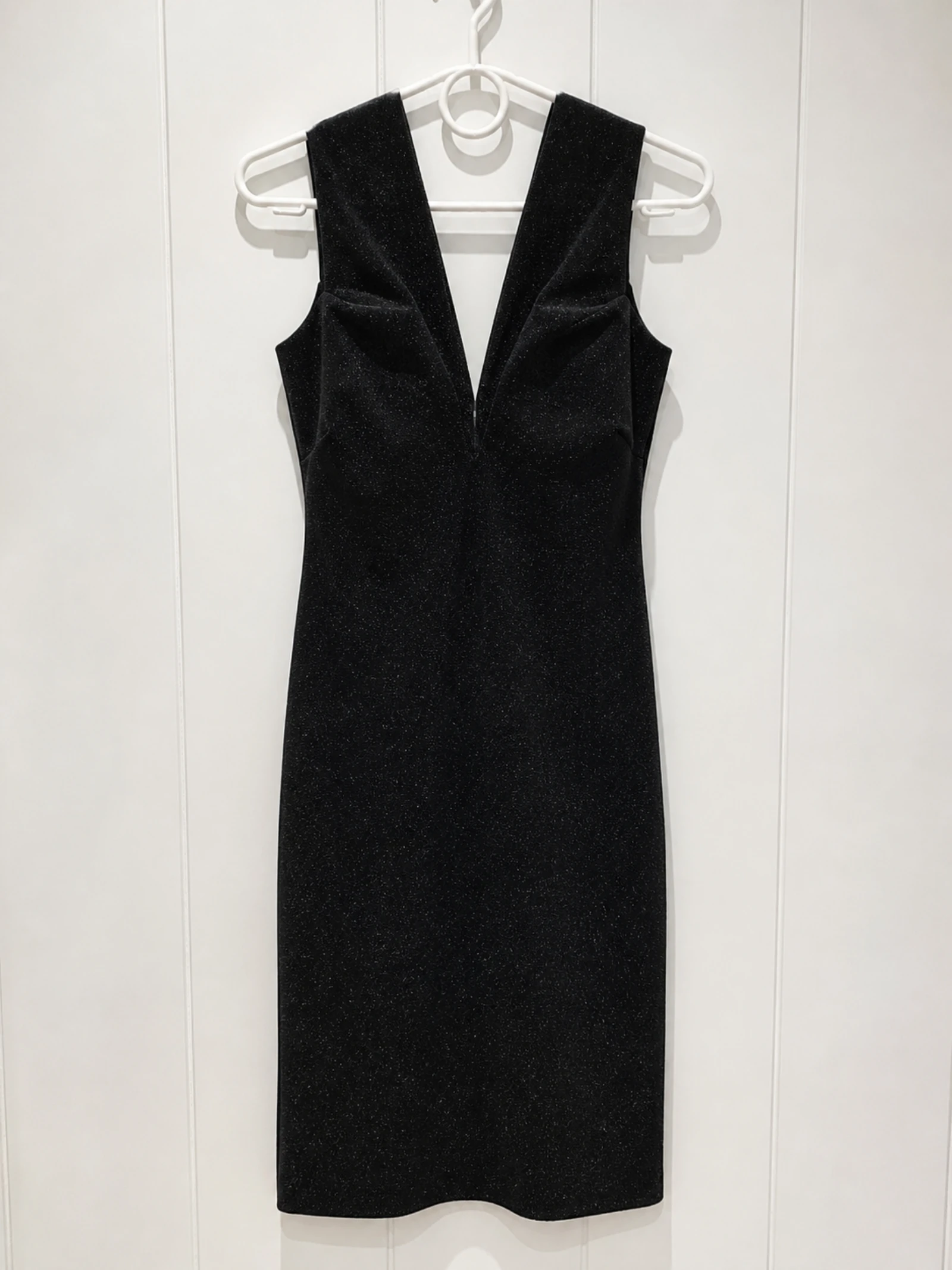 Vestido negro glitter fiesta – Italy – talla única elegante – photo 3